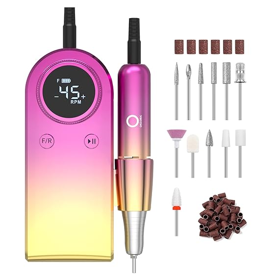 OHZOIRIC Electric Nail Drill 45000RPM High Speed