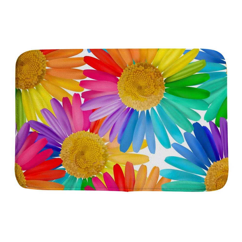 Tapis de bain antidérapant en velours corail 60x90 cm lavable et ultra absorbant
