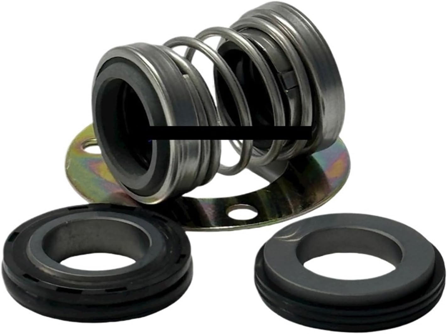 1pcs 560D-18 Double face Mechanical Seals (ED560-18) Dual seal For Pump (Material: CA/NBR+SiC/SiC/NBR) D7-35/38(560D-18 N-CCSS 35-38)