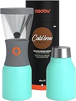 Vista 11 de asobu Cafetera de preparación fría, galardonada cafetera aislada de 40 onzas con jarra portátil de acero inoxidable – Ganadora número 1 del festival