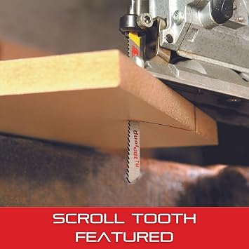 Starrett Jigsaw Blades Set - 2 Pack Dual Cut Blade for Wood Cutting - BU2DC-2