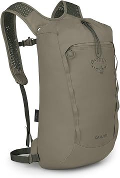 Osprey Daylite Top Loading Cinch Pack, 15L, Tan Concrete