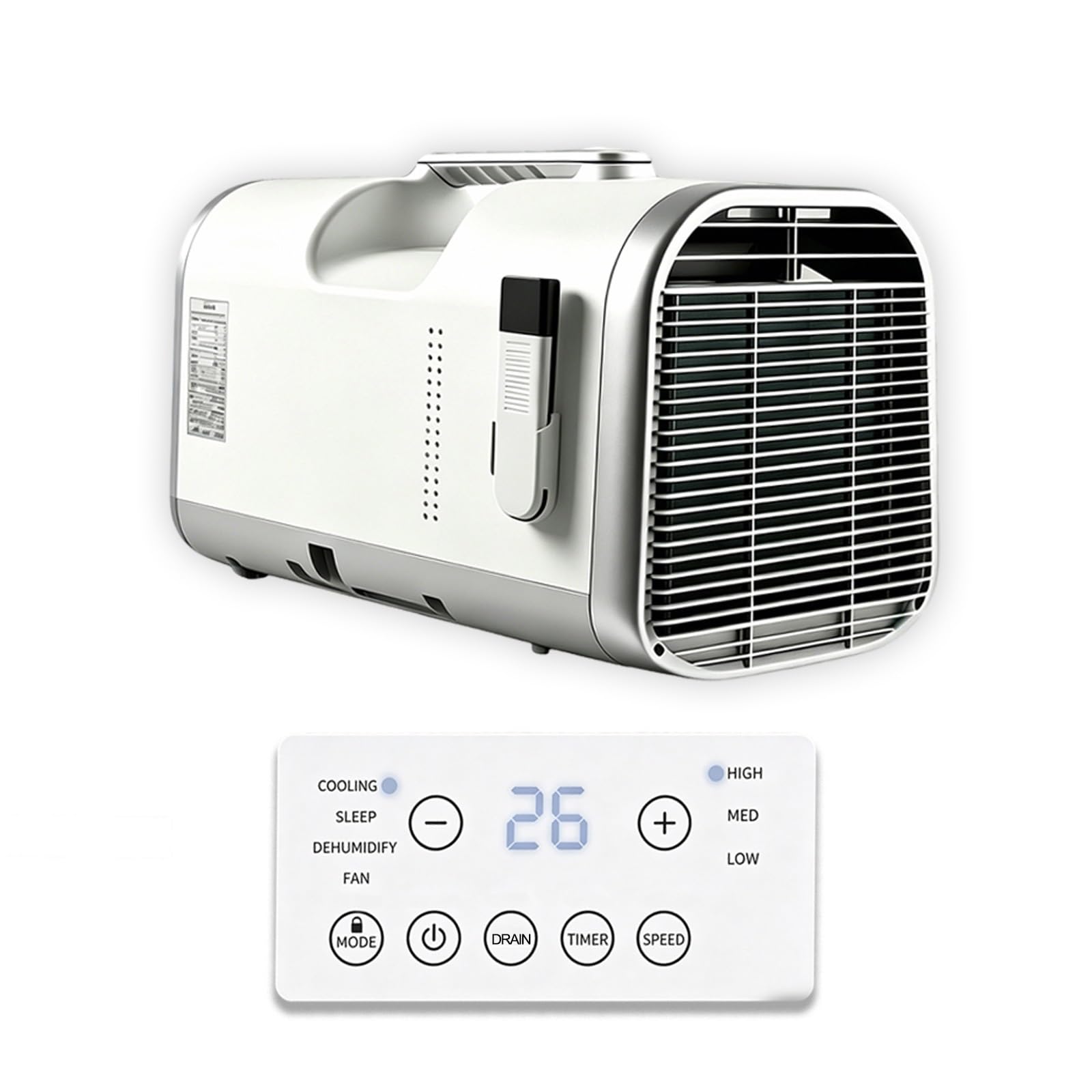 Compact 4400 BTU Camping AC Unit, Dual Duct Tent Air Conditioner