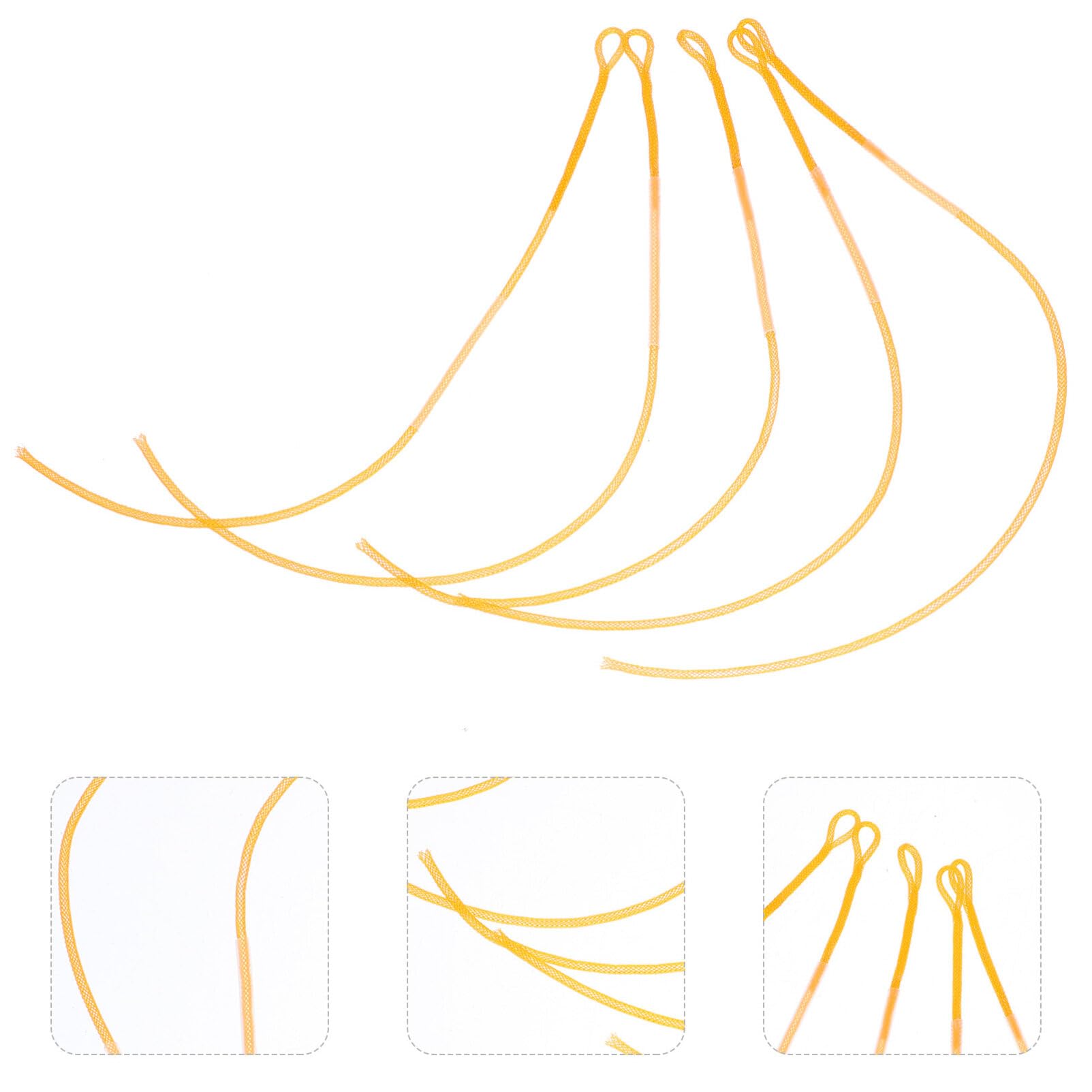 VANZACK Saltwater Leaders 10pcs 30lb Braided Wire Core Line for Spinners Sturdy and Wear-Resistant Wire