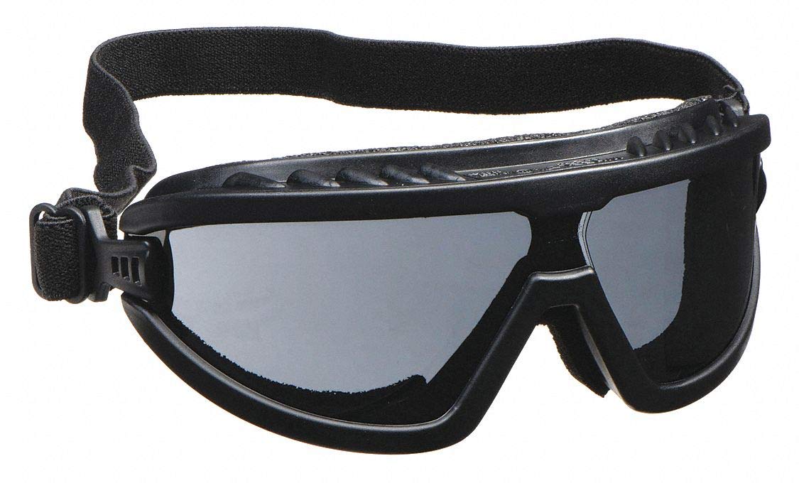 Gateway Safety 4588P Wheelz Foam-Lined Safety Goggle, Gray Anti-Fog Lens, Black Frame with Foam Edge