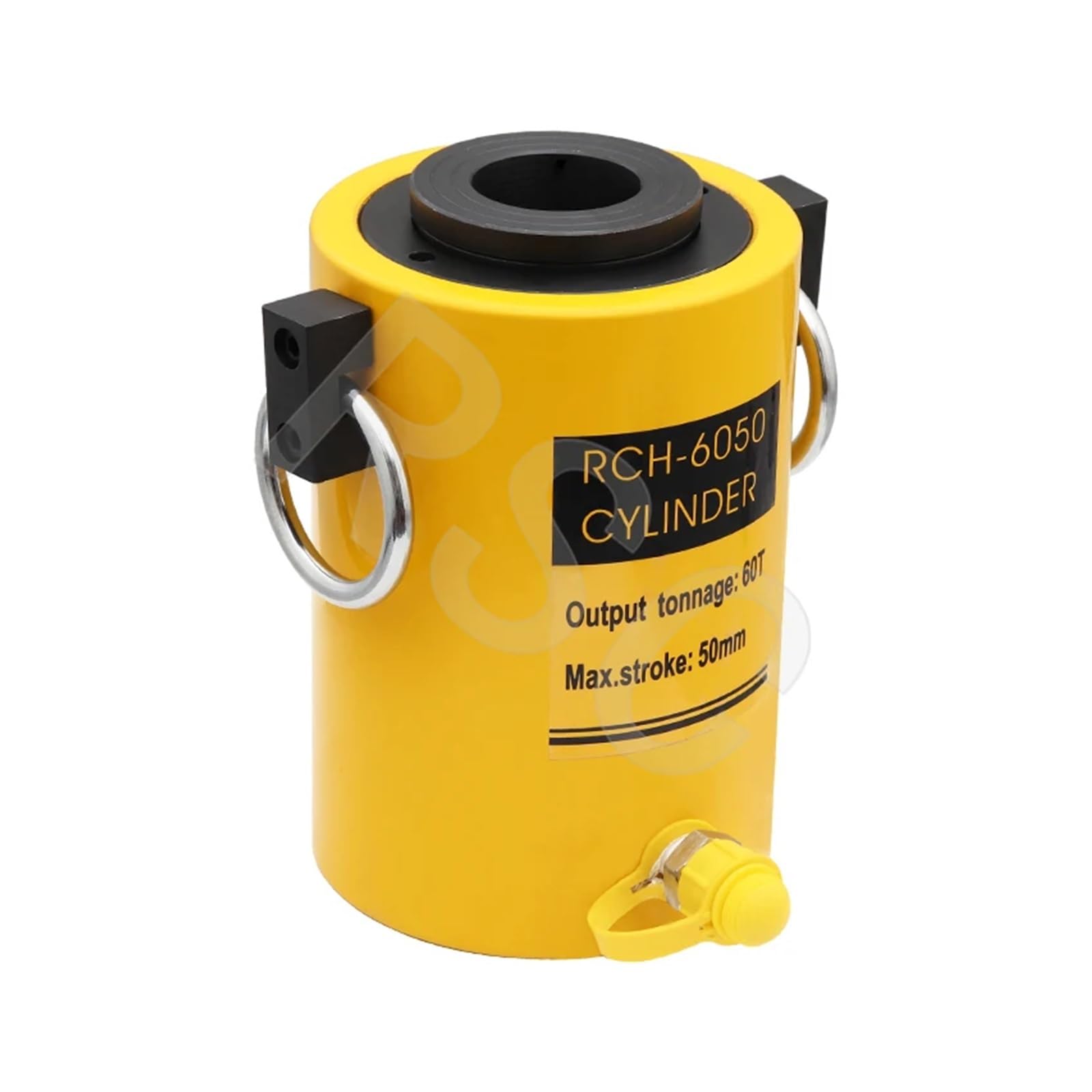 CXFCIHFT RCH-6050 Hollow Plunger Ram, 60 Ton 50mm Hydraulic Hollow Plunger Jack,Hydraulic Hollow Cylinder
