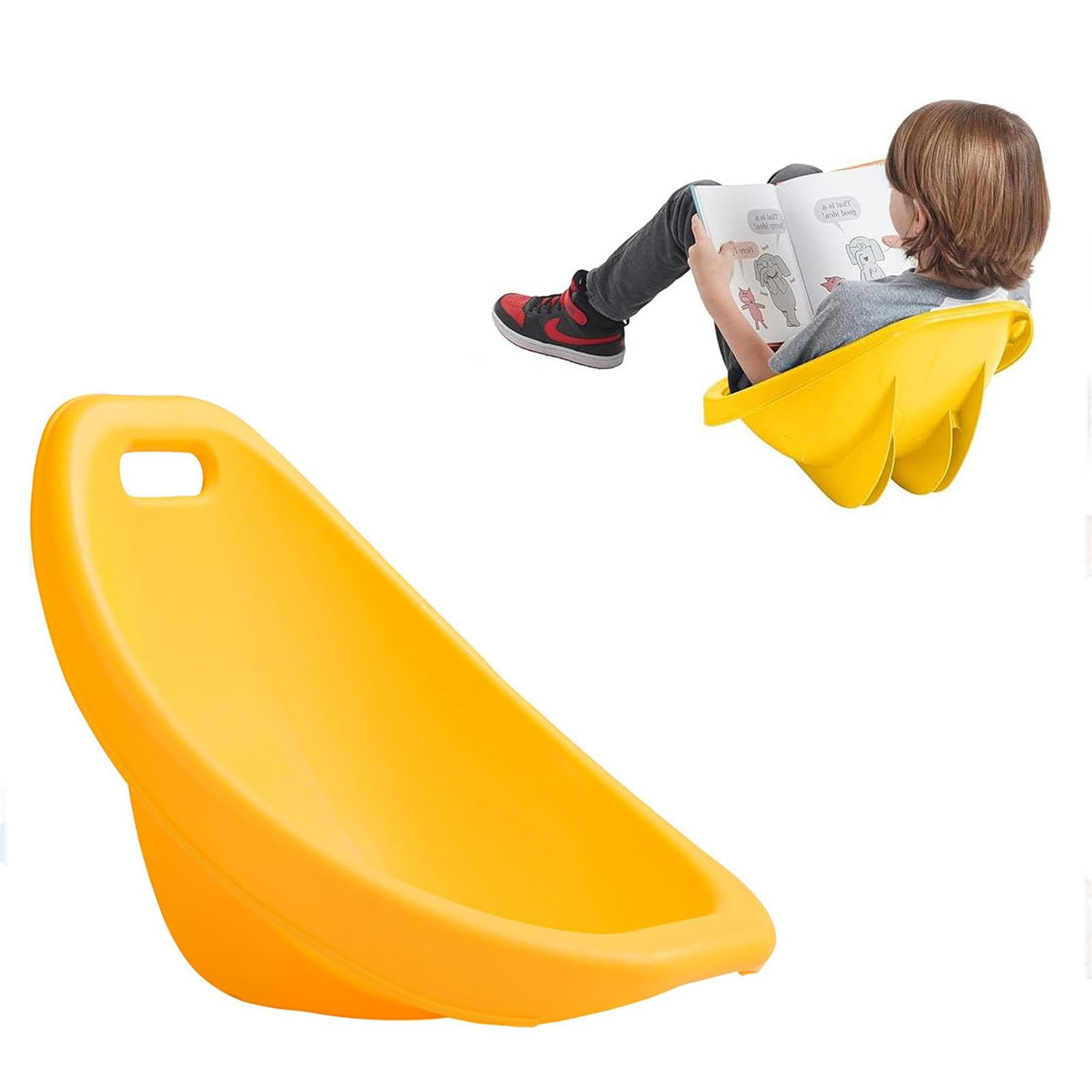 Chaises à bascule Scoop pour terrasse et salon | Modèle empilable en plastique confortable
