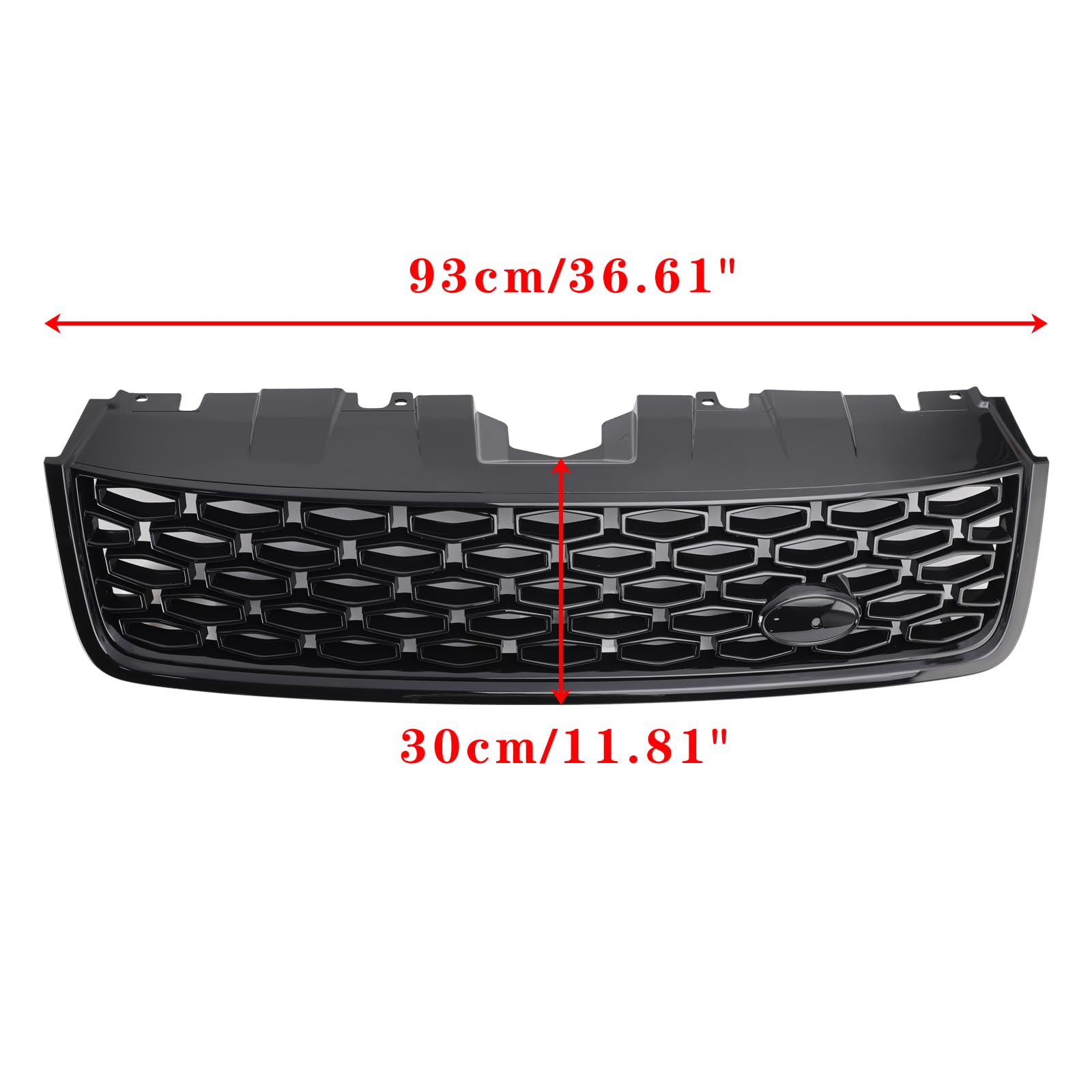 Griglia paraurti Anteriore Dynamic Style Front Bumper Grille LR073217 Fit for Discovery Sport L550 2014-2019 (No Logo)