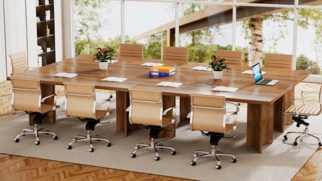 Amazon.com: Tribesigns 63-inch Executive Desk, Vintage Home Office