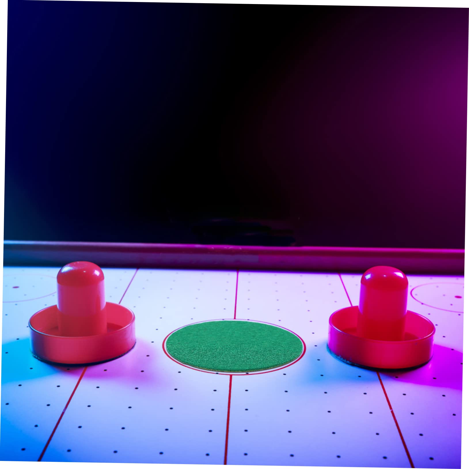 Holibanna 10Pcs Air Hockey Patches Replacement Pads Thick Felt Stickers for Enhanced Gaming Experience Compatible with Air Hockey Tables Durable Accessories for Intense Play