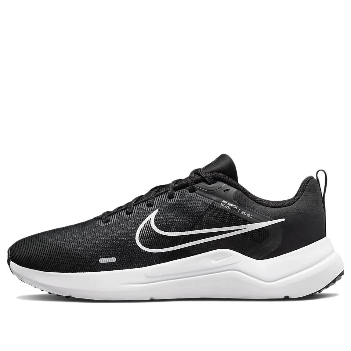 Nike Downshifter 12 Laufschuh Black/White-Dk Smoke Grey-Pure 43