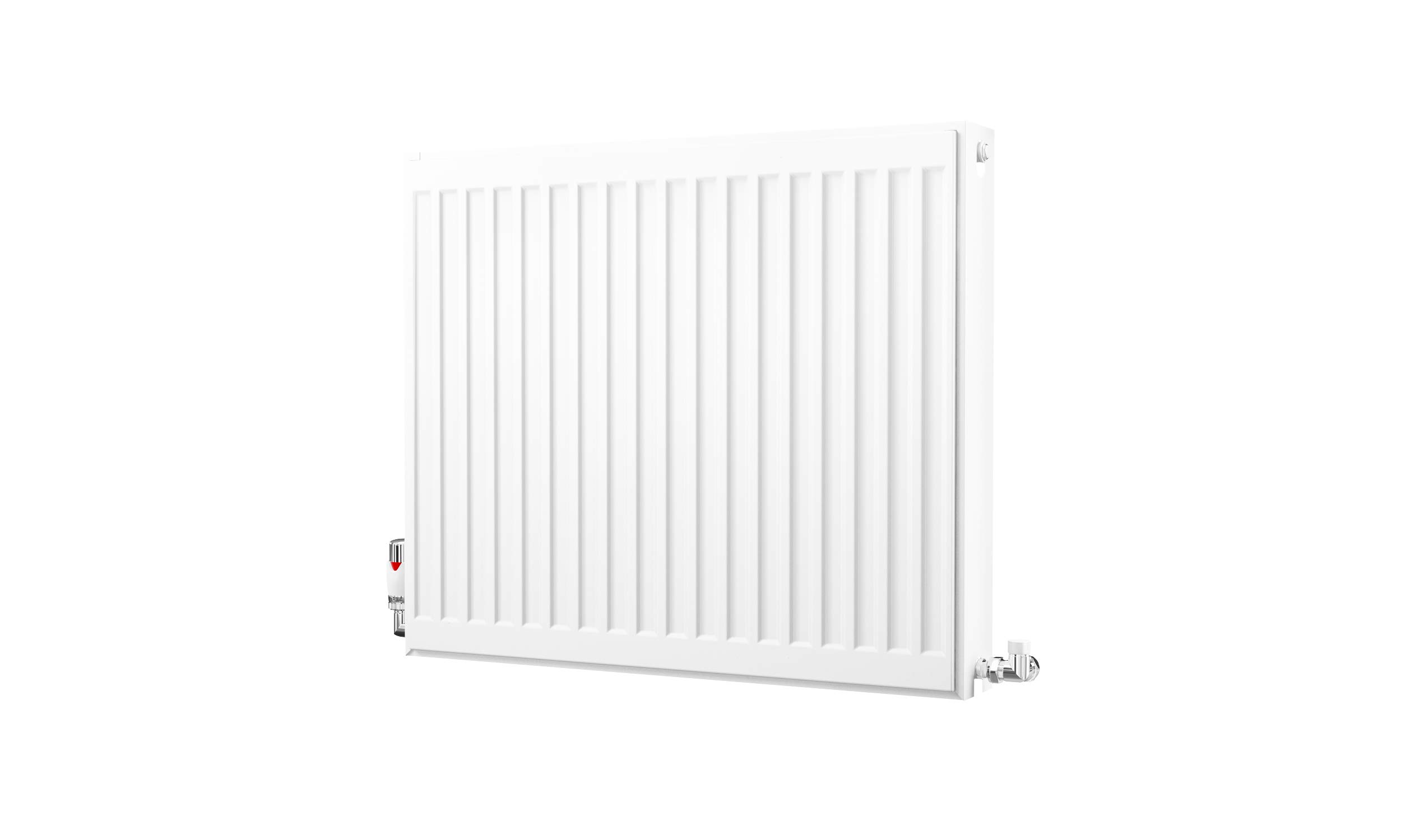 Kartell White Kompact Type 22 Double Panel Double Convector Radiator 600Mm X 700Mm