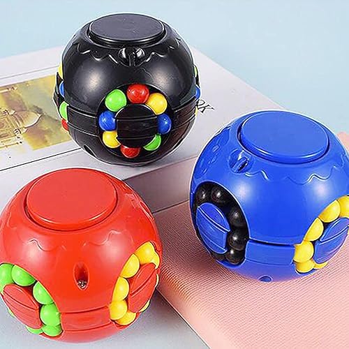 Miniatura 8 de Cubo mágico de frijoles giratorios Fidget Puzzle Juguetes Pelota Anti Estrés Juegos de IQ Educativo Sensorial Regalo de Pascua para niños, niñas,