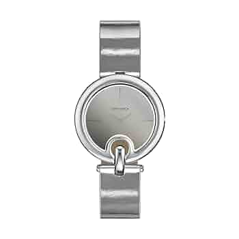 Amazon.com: Tory Burch Women's Pierced Silver Leather Band