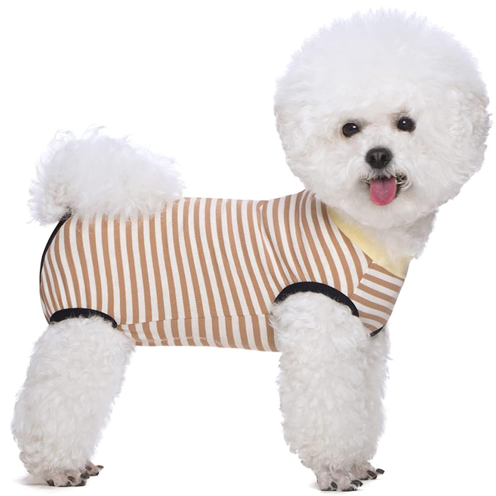 Paipeper Dog Recovery Suit After Surgery,Spay Neuter Clothes for Female Dogs,Small Medium Dog Shirt,E-Collar Cone Alternative,Prevent Licking Wound