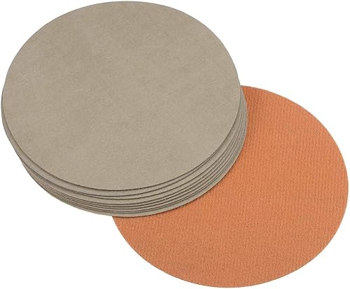 uxcell Discos de lijado en seco y húmedo de 5 pulgadas, disco de lijado de gancho y bucle de grano 10000, papel de lija de carburo de silicio, 10