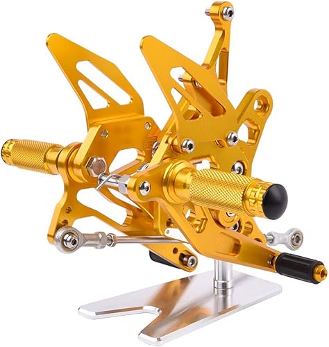 Motocicleta CNC Billet Trasero Ajustable Conjunto Pasajero Pies Estribera Soporte Soporte para 2016 2017 2018 2019 2020 Suzuki SV650 SV 650 X SV650X