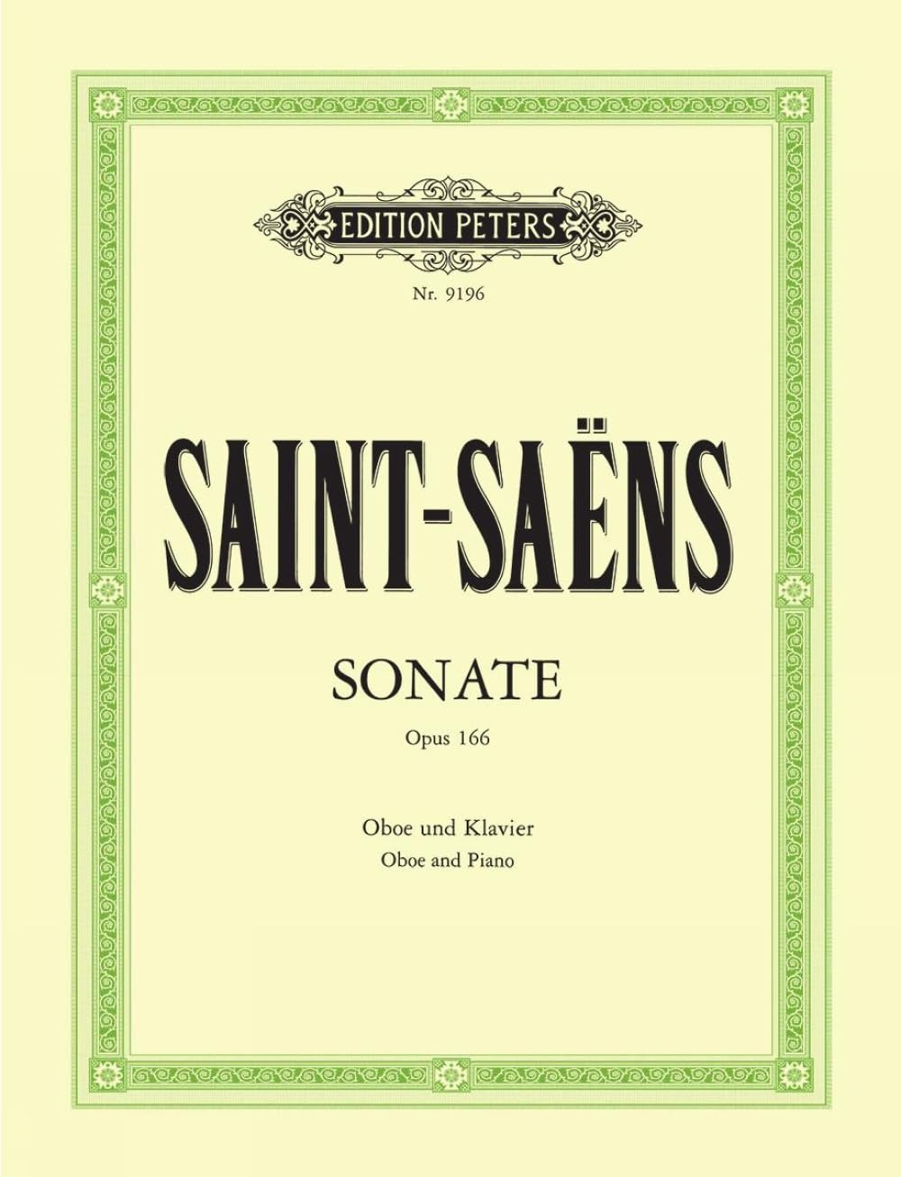 Oboe Sonata Op.166 (Sheet music)