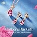 CDE Jewelry Sets for Women Rose Gold Jewelry Embellished with Crystal from Austria Mothers Day Jewelry Gifts Necklace and Earrings Set for Mom Birthday Gift for Girlfriend Wife