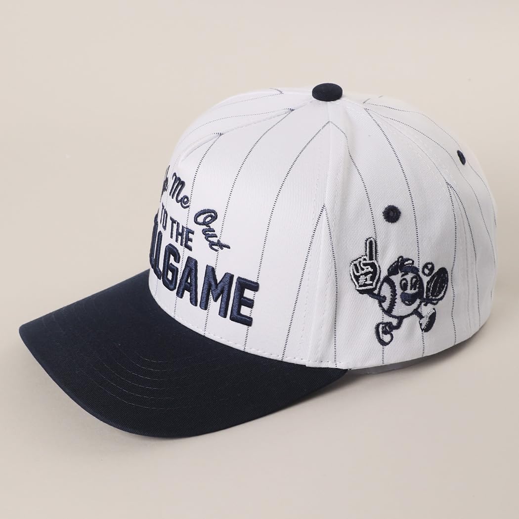 MIRMARU 3D Embroidered Trucker Hat – 5 Panel Cotton Baseball Cap with Fun Text Designs – Adjustable for Men and Women