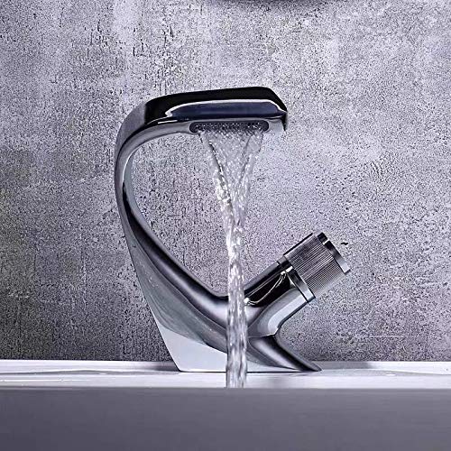 Mitigeur de salle de bain noir à économie d'eau et jet fluide