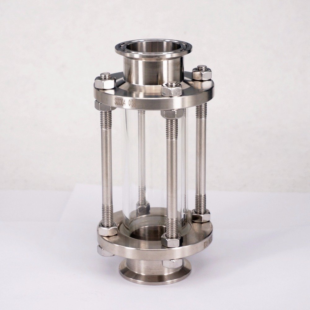 38mm 1-1/2 "SUS 304 Edelstahl Fitting 1,5" Tri Clamp Flow Schauglas for Homebrew Milch Produkt