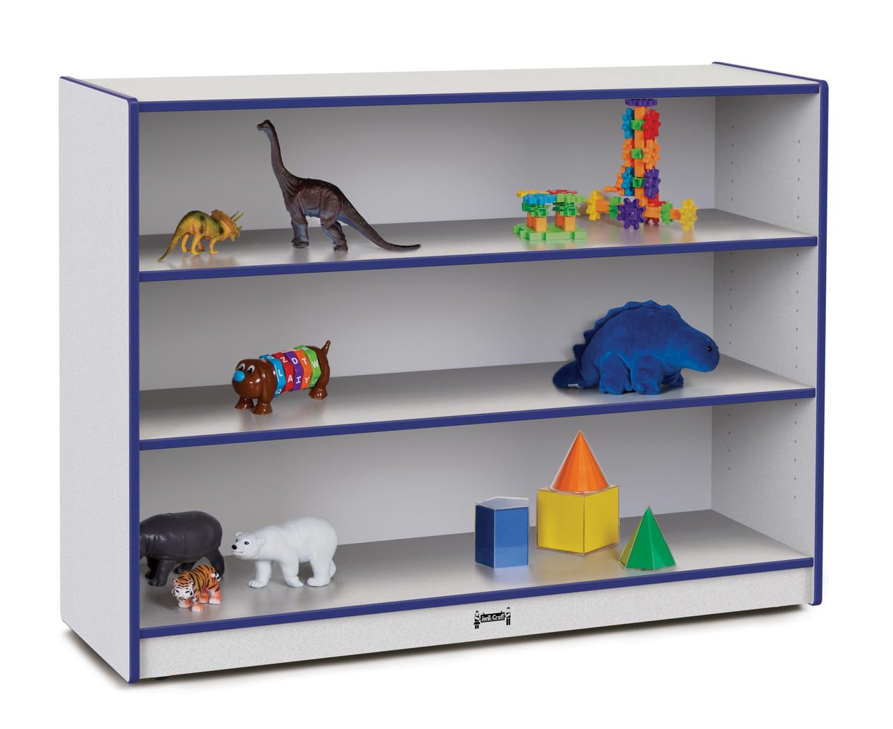 Jonti-Craft Rainbow Accents 26932JCWW003 Super-Sized Adjustable Bookcase, Blue