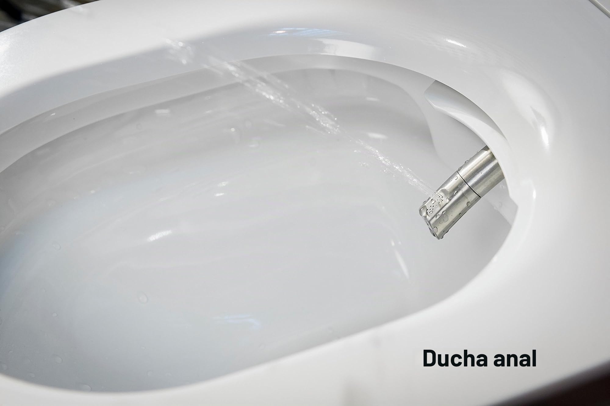 Paquete ahorro de WC 6: INODORO DUCHA Basic 1102 y módulo sanitario 805 en blanco