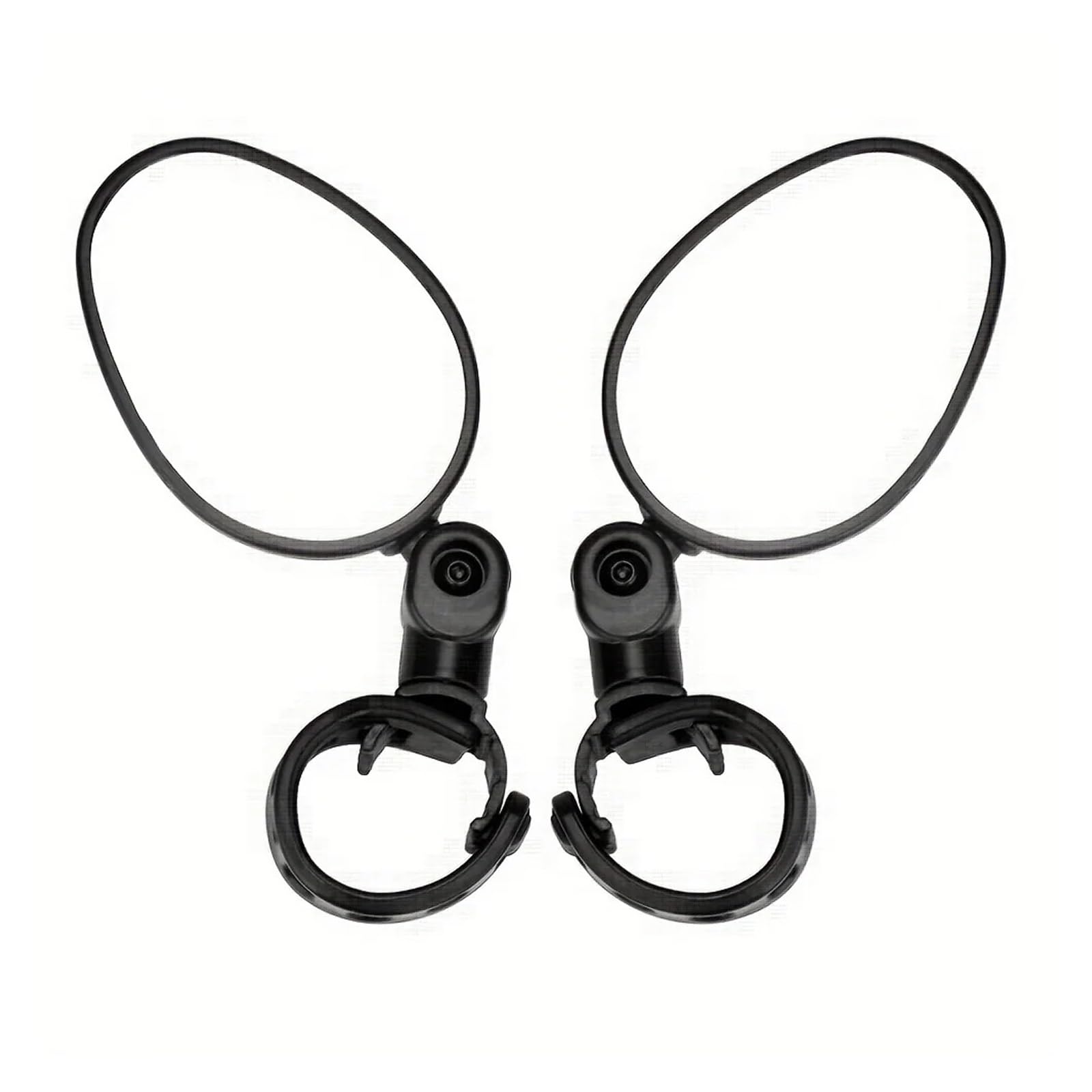 Espejo retrovisor de ciclismo gran angular de 2 piezas para evitar puntos ciegos en ciudad 8