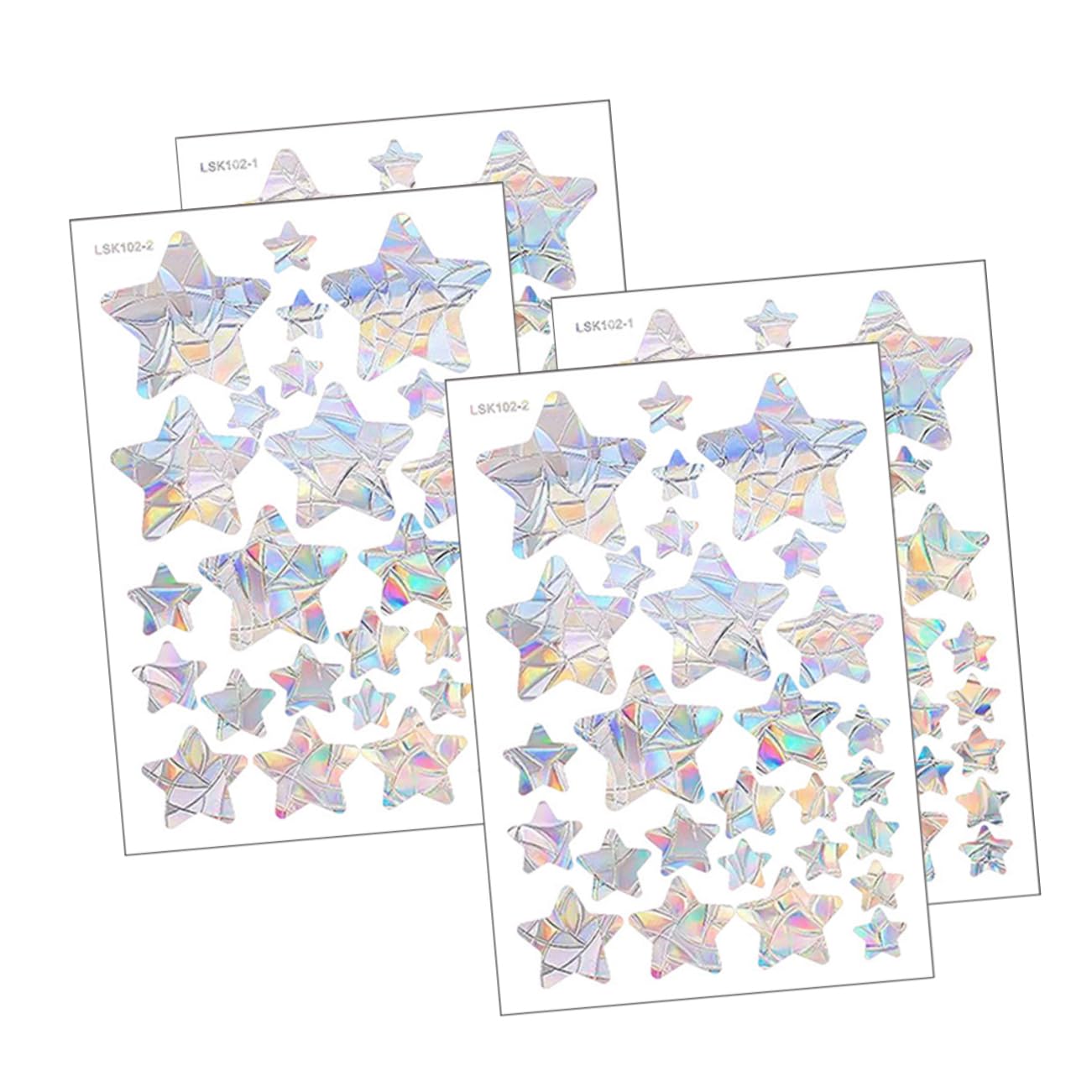 Ciieeo 10juegos Calcomanías De Ventana Anti-colisión Diseño De Estrellas De Pegatinas Para Protección De Aves y Decoración De Interiores