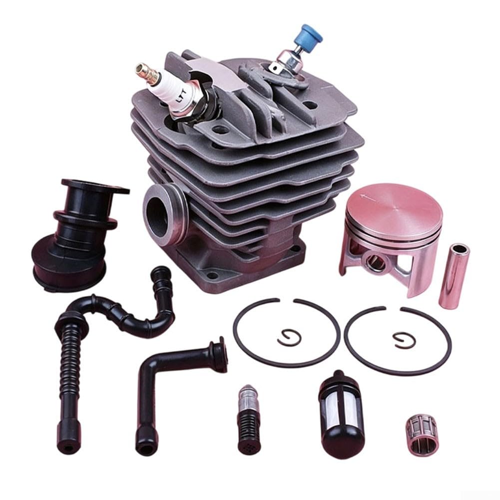 Cilindro para kit de pistón Cilindro de 48 mm para pistón para motosierra MS360 036 034 Salida de potencia mejorada Funcionamiento más suave Eficiencia de combustible mejorada Fácil