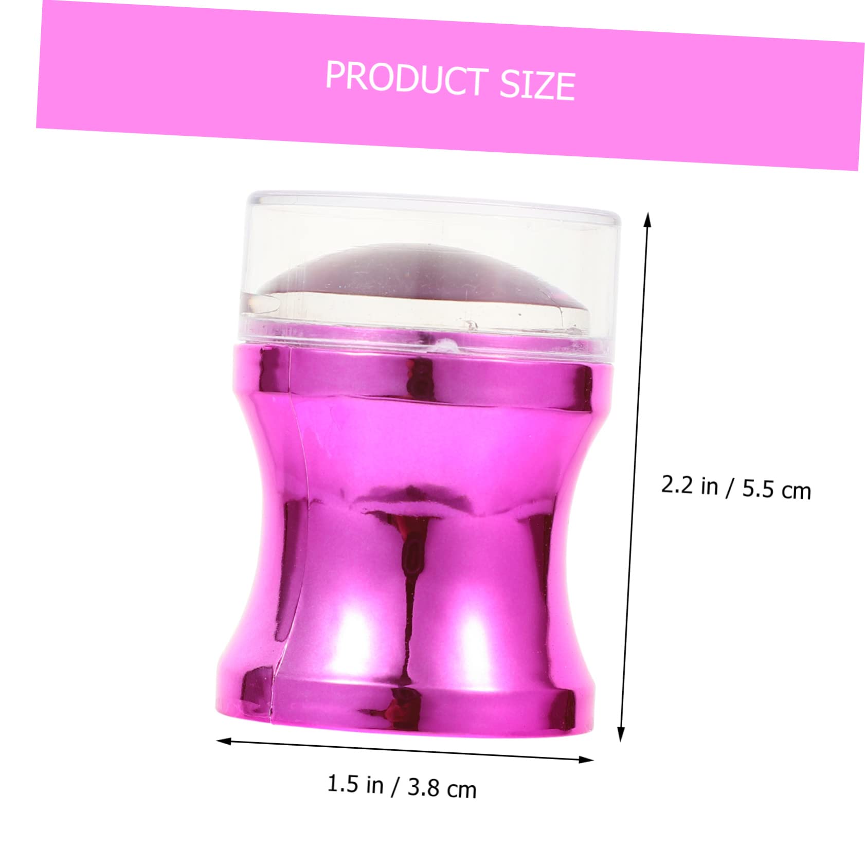 POPETPOP 3sets Stamper Per Unghie Silicone Kit Manicure Nail Art Stampers Strumento Stamping Per Unghie Per Nail Art Te