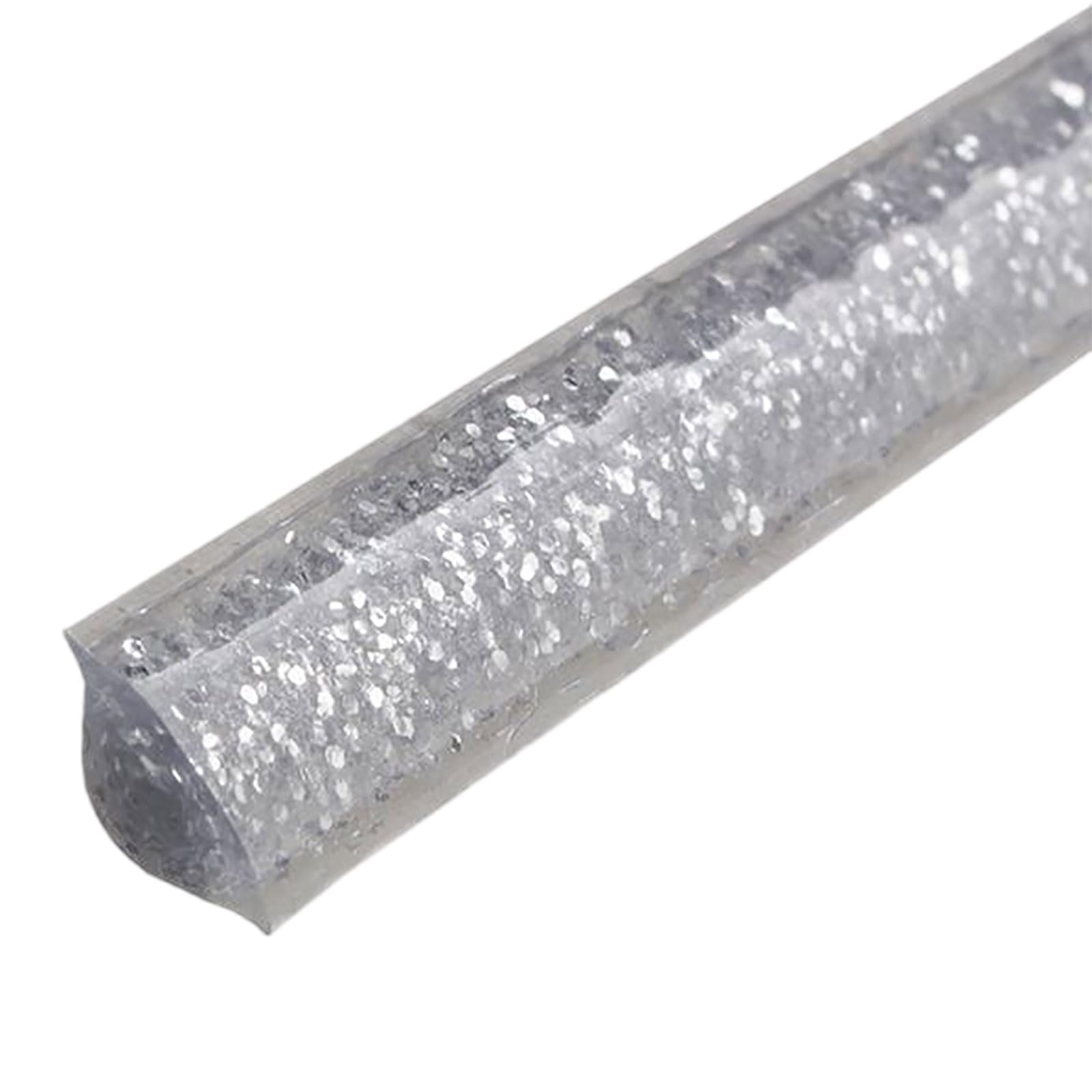 Samoprzylepna taśma uszczelniająca, samoprzylepna listwa wykończeniowa do narożników zlewu, blatów kuchennych, łazienek, listew przypodłogowych - 8 mm na 5 m(B)