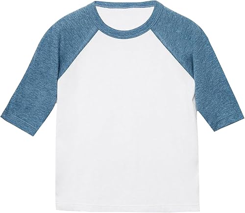 Miniatura 6 de Bella + Canvas - Camiseta de béisbol de manga 34 (3200Y)