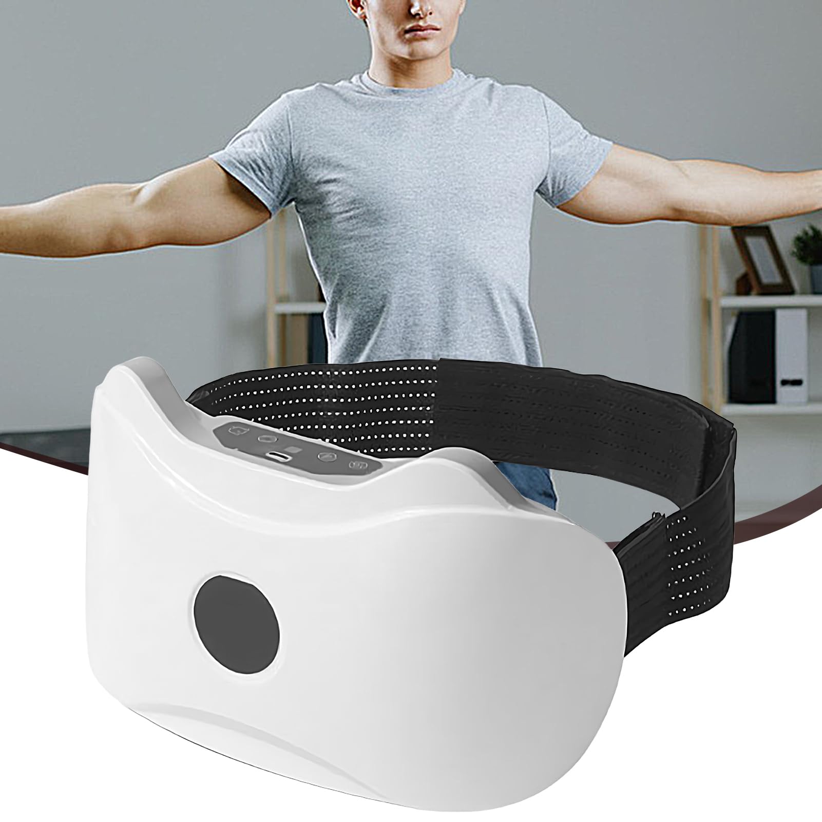 Masajeador Abdominal eléctrico inalámbrico, máquina de Masaje para la Celulitis Abdominal, Moldeador Corporal para Quemar Grasa y Mejorar la digestión, masajeador eléctrico para glúteos, piernas