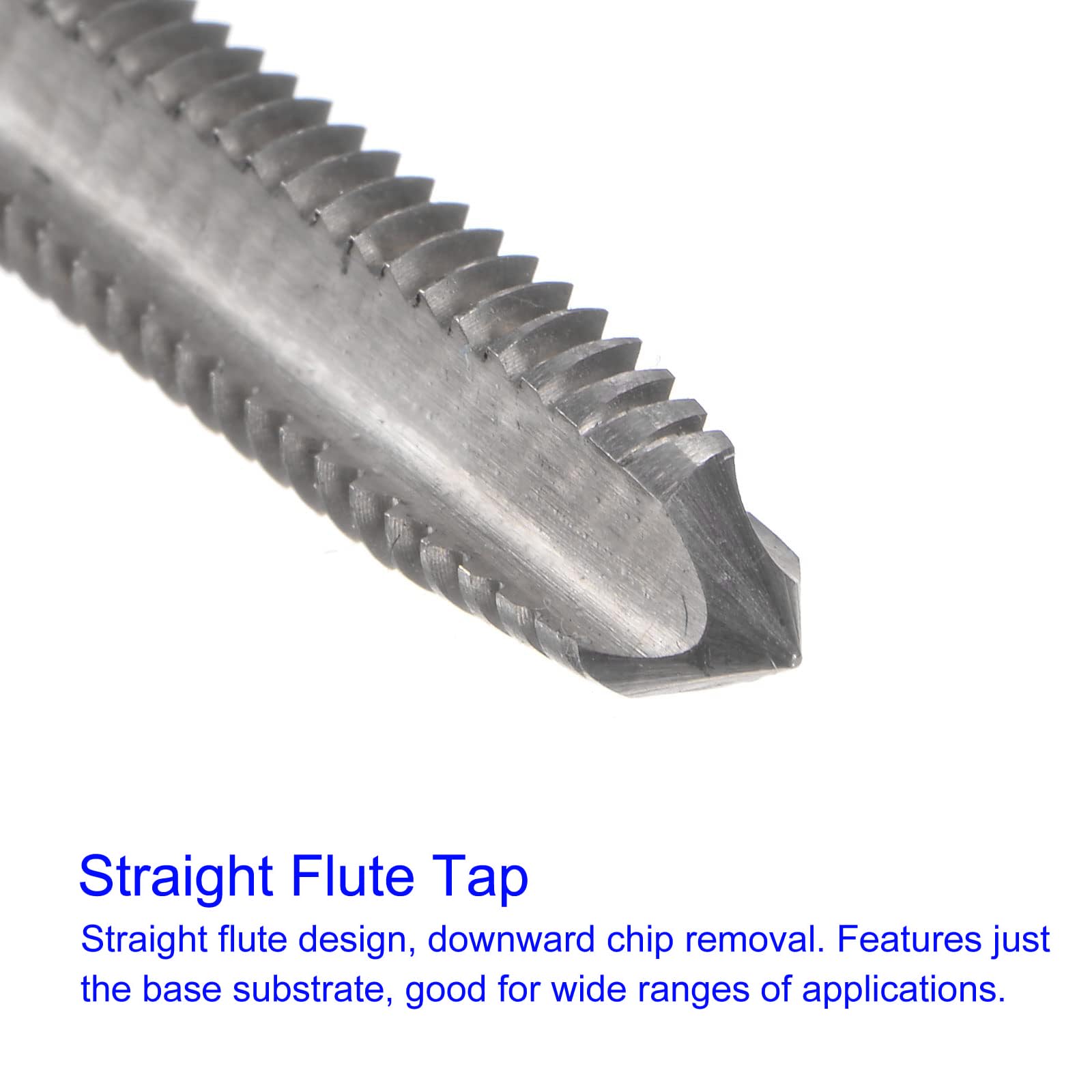 Unifizz Tap & Bit Sets, M6 x 1 H2 Straight Flute Machine Thread Milling Tap 150mm Extra Long - Image 4