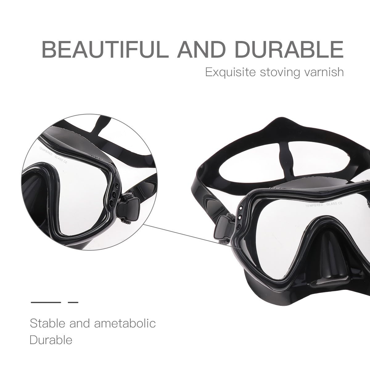 INOOMP Máscara De Snorkel De Silicona para Hombres y Mujeres Kit De Máscaras De Buceo Equipo De Snorkel para Buceo Aguas Abiertas y La Playa