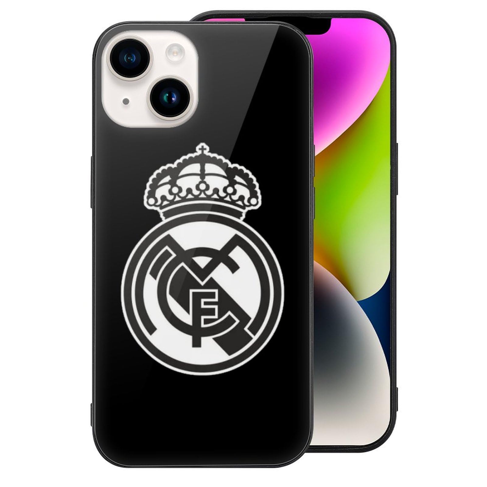 Amazon.co.jp: レアルマドリードFC (1) スマホケース iPhone 15