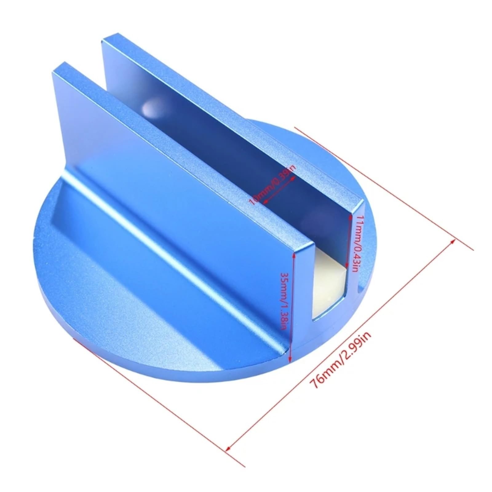 cric per Auto Martinetti per Auto con Intaglio a Pavimento Cuscinetto in Gomma Protezioni per Telaio Adattatore Strumento di Sollevamento Pizzico Saldatura Disco Accessori cric per(2 Pack)