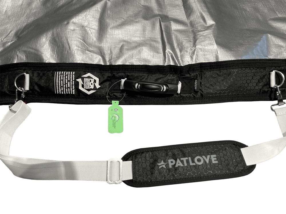 PATLOVE Housse de Protection pour Planche de Windsurf, Blackline 8mm, Noir