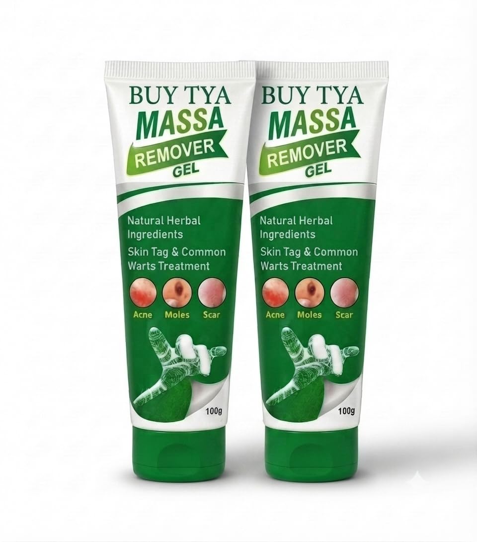 Massa Remover Gel with Natural Herbal Ingredients | Skin Tag, Common Wart, Mole & Blemish Care Gel | Multi-Purpose Skin Care Formula Gentle Daily Use Gel for Men & Women pack of 2pc 200gm-image-20