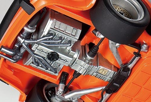 Undercarriage and engine detail of the Tamiya Porsche 934 model