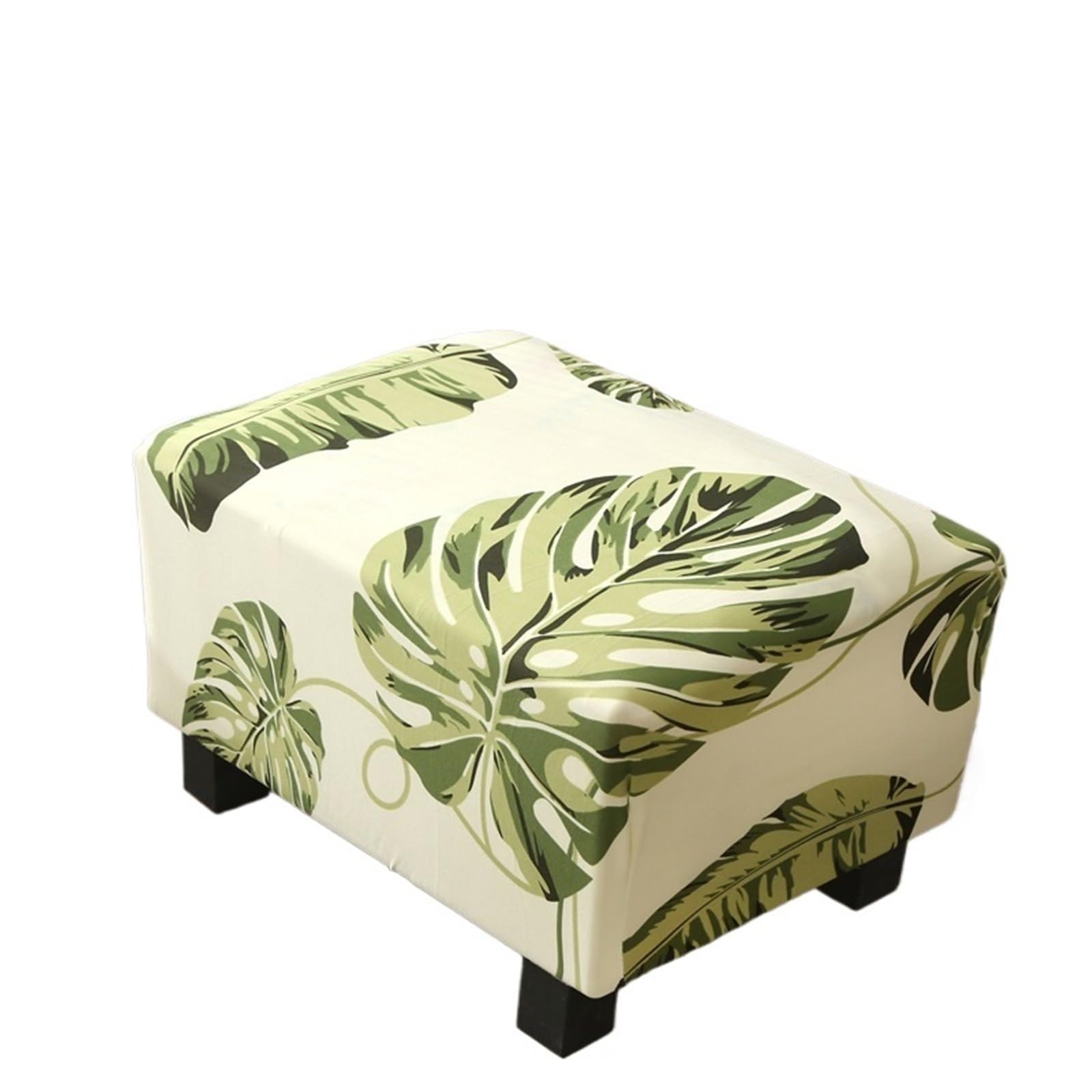 YXINAER Foot Stool Cover Ottoman Rectangular Storage Footstool Cover(Type2)