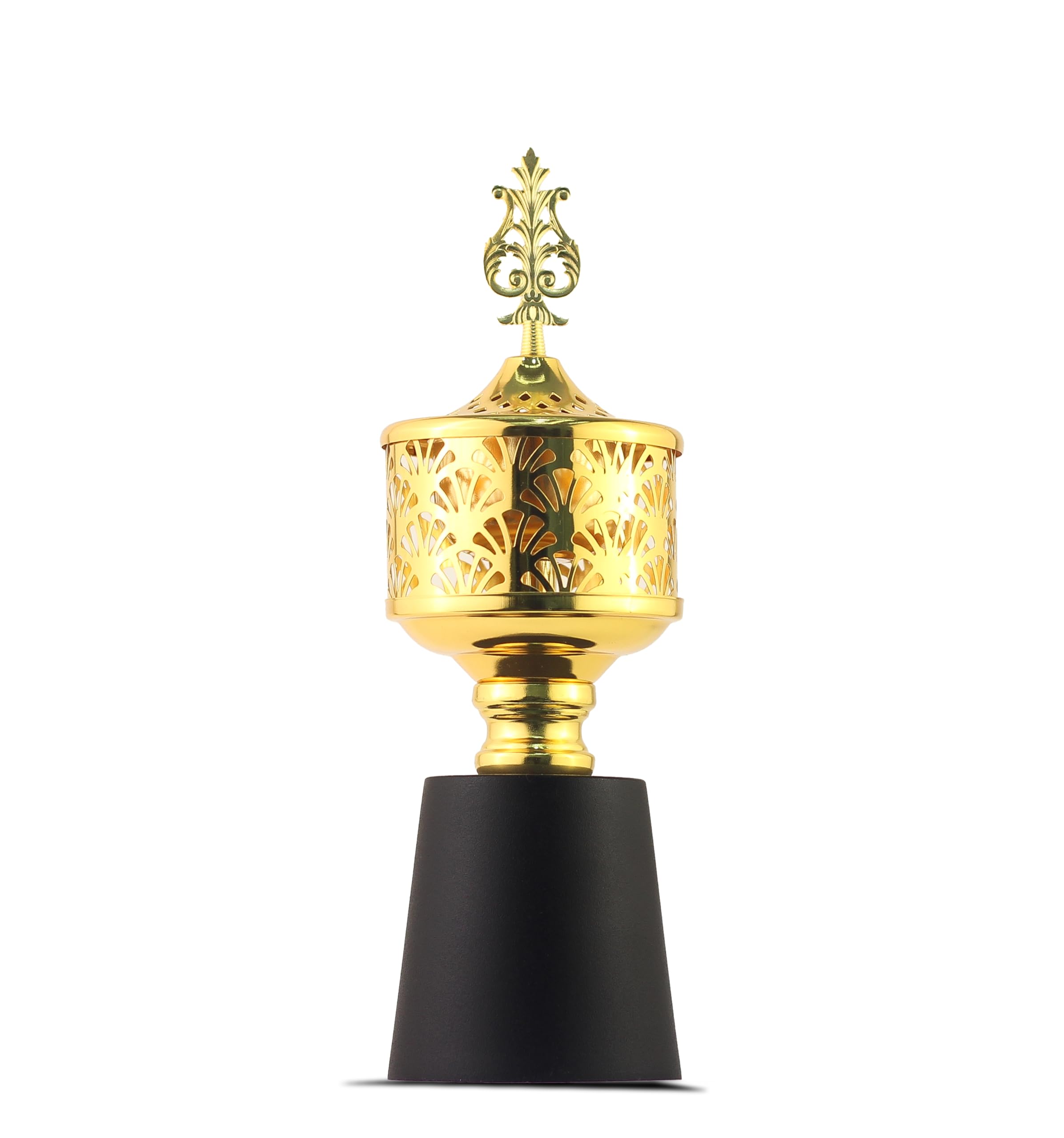 Mobigon Charcoal Incense Burner, Bakhoor Burner, Oud Frankincense Incense Burner, Vintage Arabic Burner, Suitable For Arabian Oud, Yoga, Spa and Aromatherapy, Office & Home Decor (Style 33)