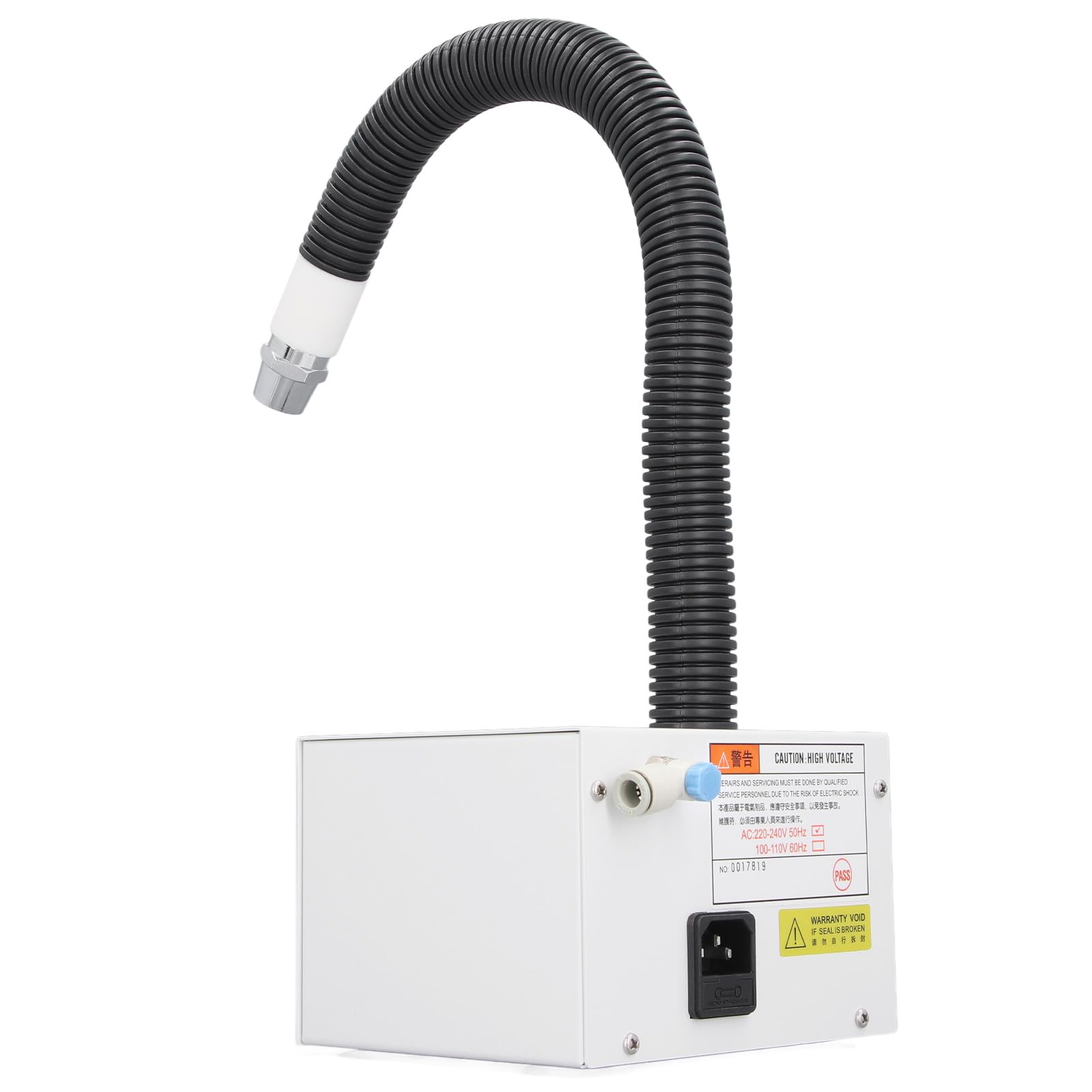 Pistola de Aire Antiestática, Amplia Aplicación de Aire Ionizante Snake 30W Angle Fijaración Simple para Producción Electrónica (EU enchufe 220-240V)