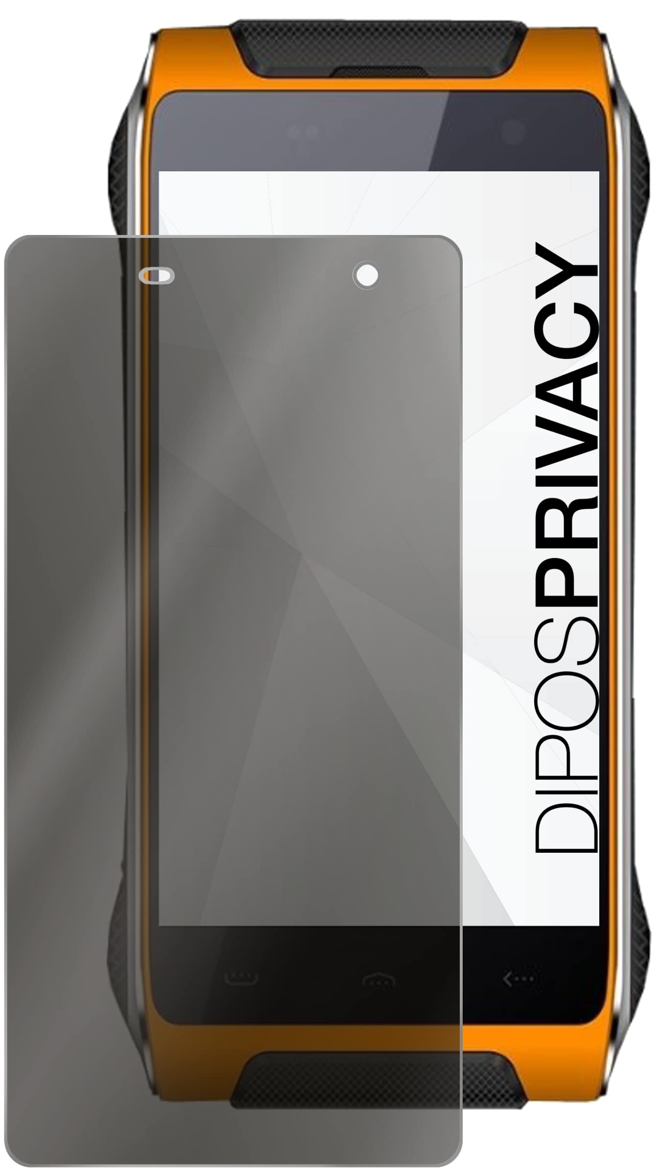 Dipos 2 Pellicole Protettive Per HOMTOM HT37 PRO – Crystal Clear, Taglio Laser, Made In Germany - 2