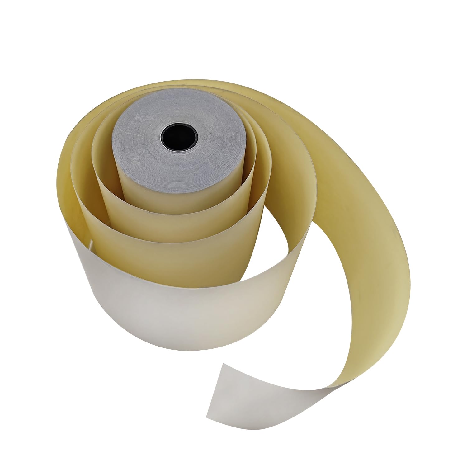 Lot de 32 rouleaux de papier autocopiant 2 plis blanc/jaune pour reçus de restaurants et points de vente | Compatible avec Star Micronics SP700, SP2000, UP389, Omni 480, TMU 220, TMU 250, etc