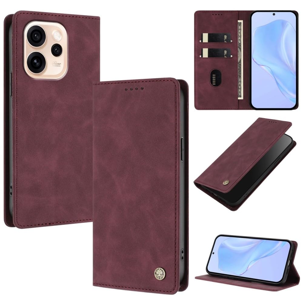 Coque Oppo Find X8 Ultra 5G bordeaux résout le problème des rayures écran - 8