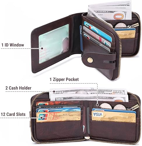 Miniatura 2 de ZP-WALLET.., Café, Vintage