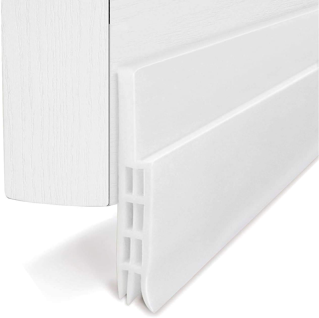 Hukimoyo Door seal bottom, Silicone Door sealing strip for home, Waterproof Weather-Strip Self-Adhesive door gap sealer bottom, sealing tape for insects blocks (1 Meter) (White) (B08KGCJMVL) Amazon Price History, Amazon Price Tracker